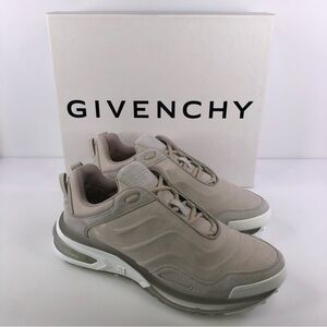 $895 Mens Givenchy "Giv 1 Lite" Runner Sneakers Cream/White Shoes